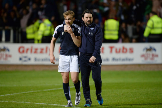 Paul Hartley managed Greg Stewart at Dundee.