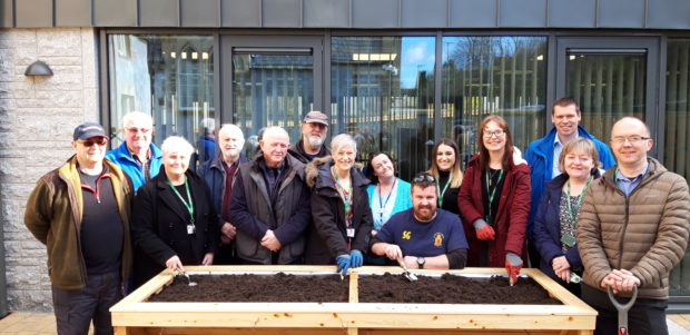 Men’s Shed handover planters commissioned for a gardening club to be located at the council offices in Lochaber.