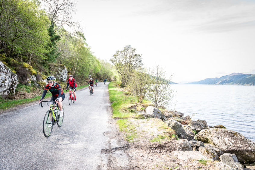 A peaceful ride along the shores of Loch Ness.