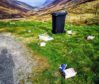 Kevin Bowie, from Nairn, took a picture of the rubbish at Loch Maree.