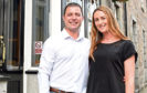 Paul and Emma Beattie, owners of The Globe Inn, North Silver Street, Aberdeen