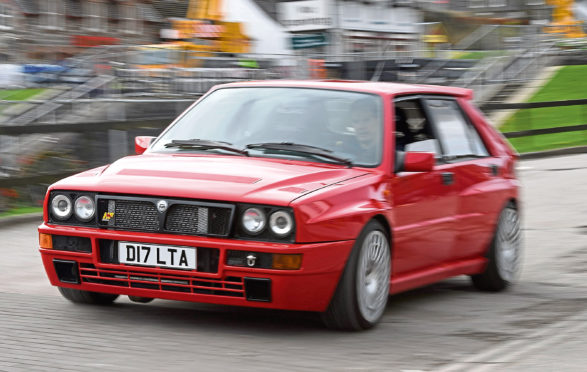 Peter Walkers Lancia Delta.