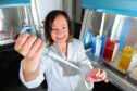 Deborah O'Neil, chief scientific officer for NovaBiotics Ltd, at their laboratory in the Cruickshank building, Craibstone.