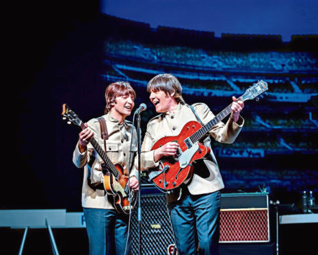 Stepping into the famous shoes are Emanuele Angeletti as Paul McCartney, John Brosnan as George Harrison, Ben Cullingworth as Ringo Starr, and Richard Jordan as John Lennon.