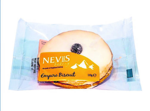 An Empire biscuit from Nevis Bakery in Fort William.