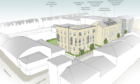 A design image of how the new flats could look on Pittodrie Street