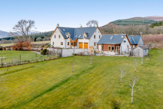 In Ardross, around four miles from Alness, sits a beautiful, modern home, Cor Tollie.