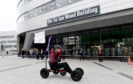 Pictured are students during the kart time trials held outside the Sir Ian Wood Building, RGU, Aberdeen.
