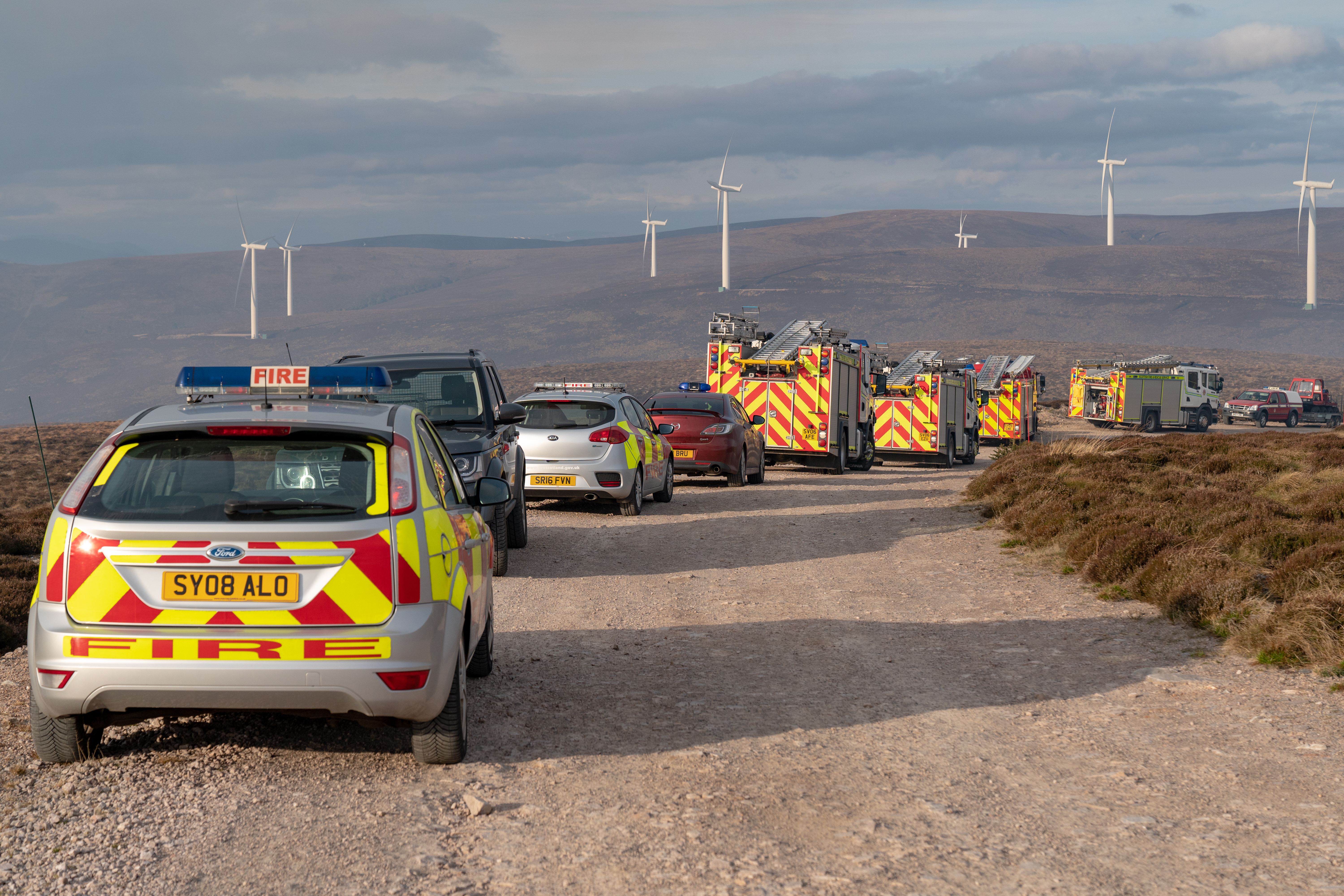 The Fire Units within Pauls Hill Wind Farm, Moray