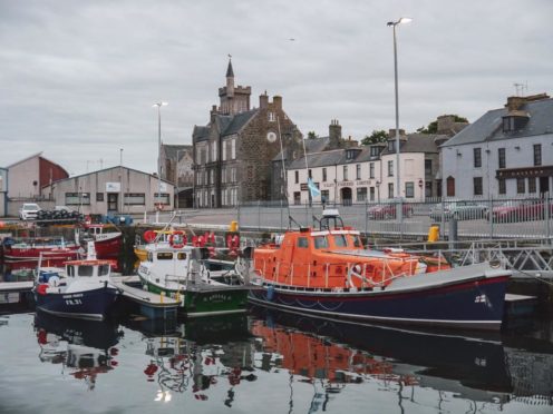 Fraserburgh harbour.