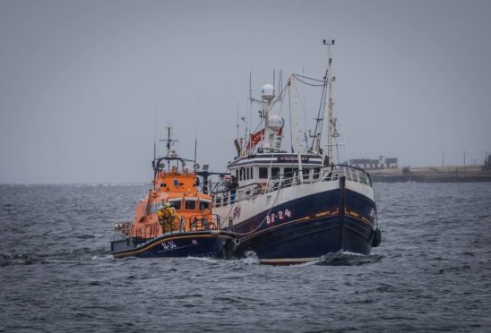 Fraserburgh lifeboat helps Serenity get back to port