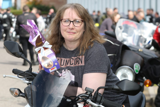 Emma Hall, chair of the Highland Classic Motorcycle Club.