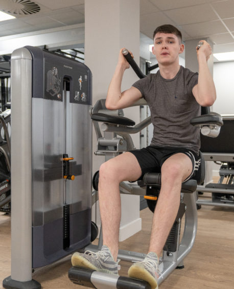 The new Gym and equipment At Moray Leisure Centre: JASPERIMAGE