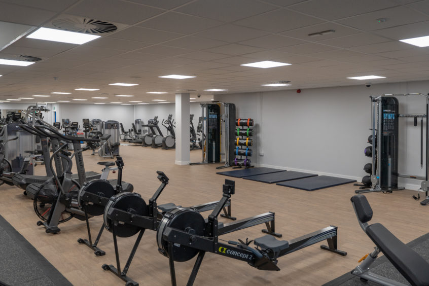 The new Gym and equipment At Moray Leisure Centre: JASPERIMAGE