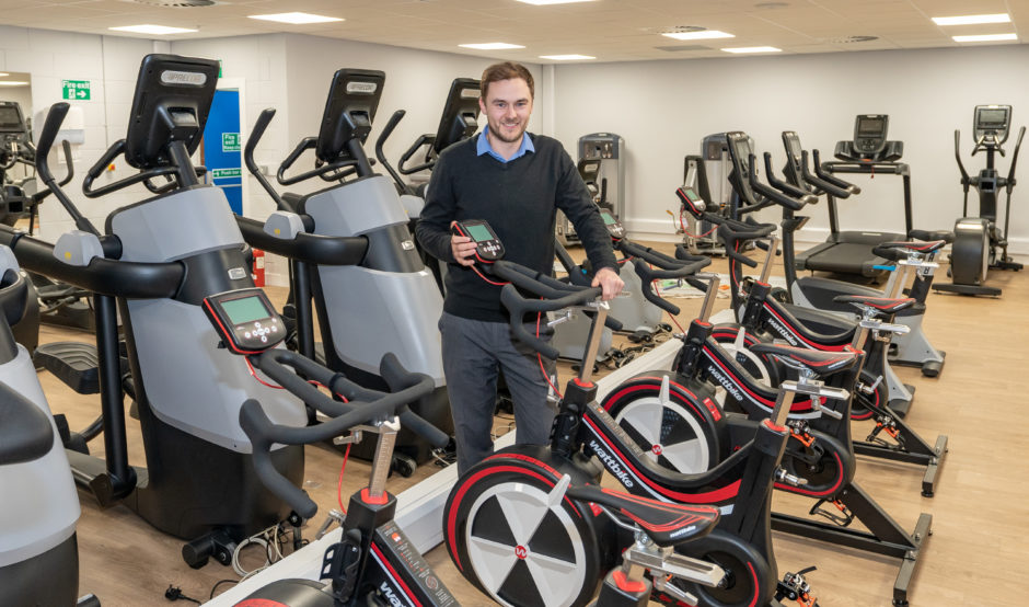 The new Gym and equipment At Moray Leisure Centre: JASPERIMAGE