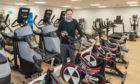 Leisure Manager John Duguid with the new gym equipment