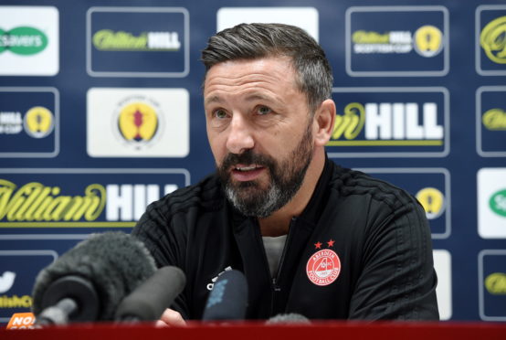 Aberdeen manager Derek McInnes.