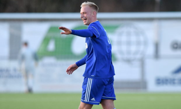 Cove Rangers midfielder Jordon Brown.