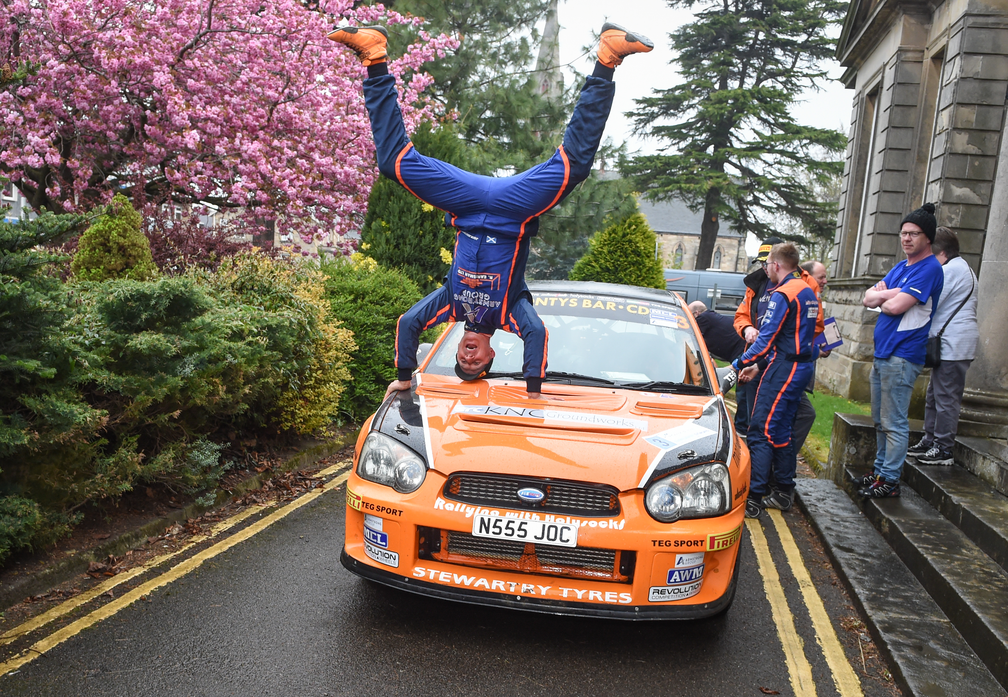Driver John Armstrong (AKA Jock) is head over heels about his performance