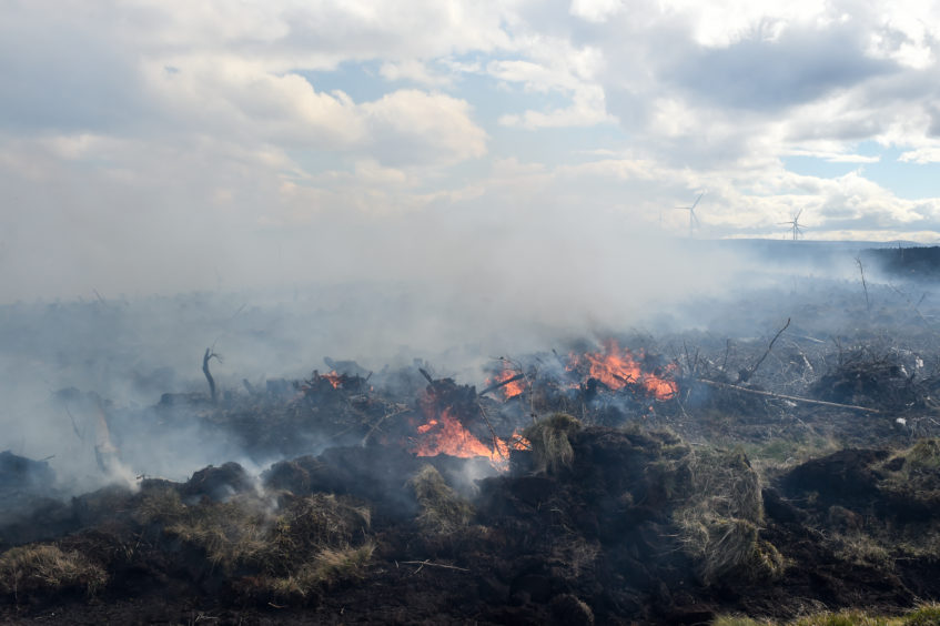 Game keepers are keeping a watchful eye on the situation as the land continues to burn.