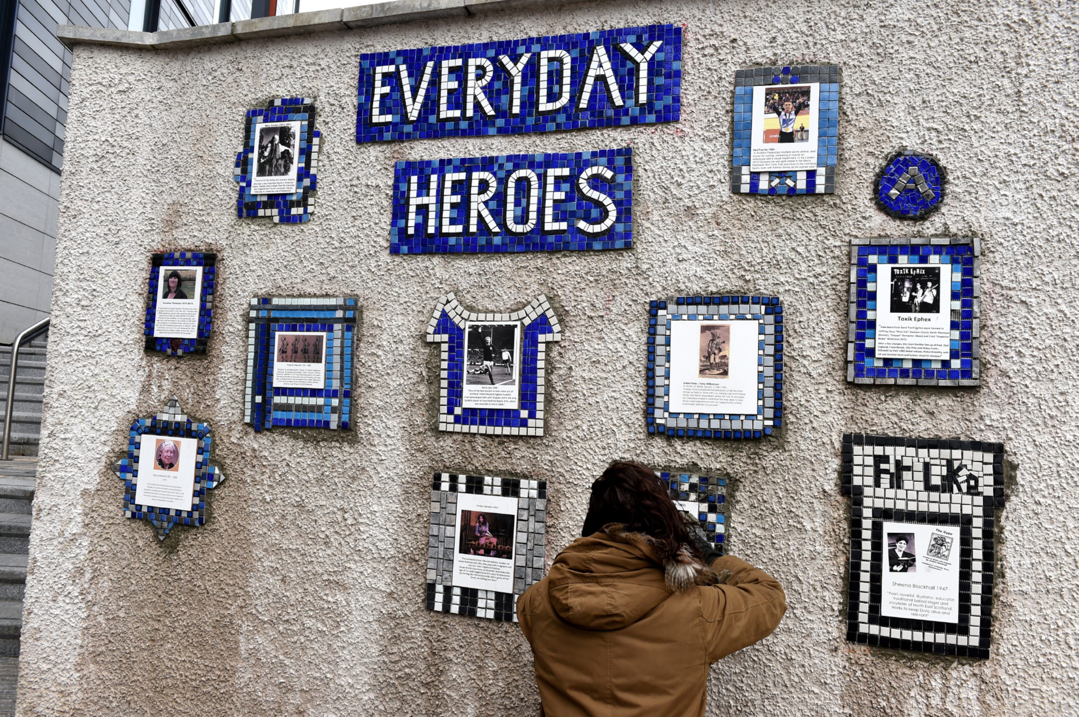 Nuart Aberdeen 2019. Picture of Everyday Heroes on Flourmill Lane, Aberdeen.

Picture by KENNY ELRICK