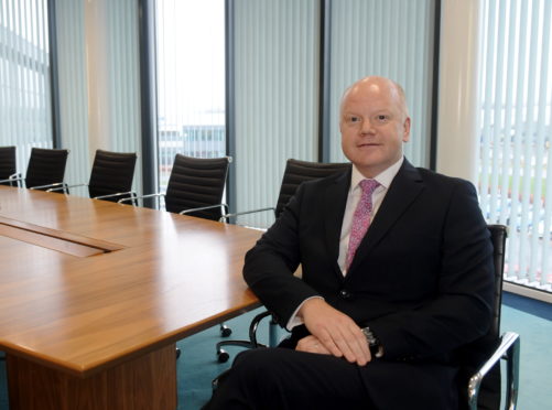 Asco CEO Peter France pictured in the boardroom. Picture by Kath Flannery