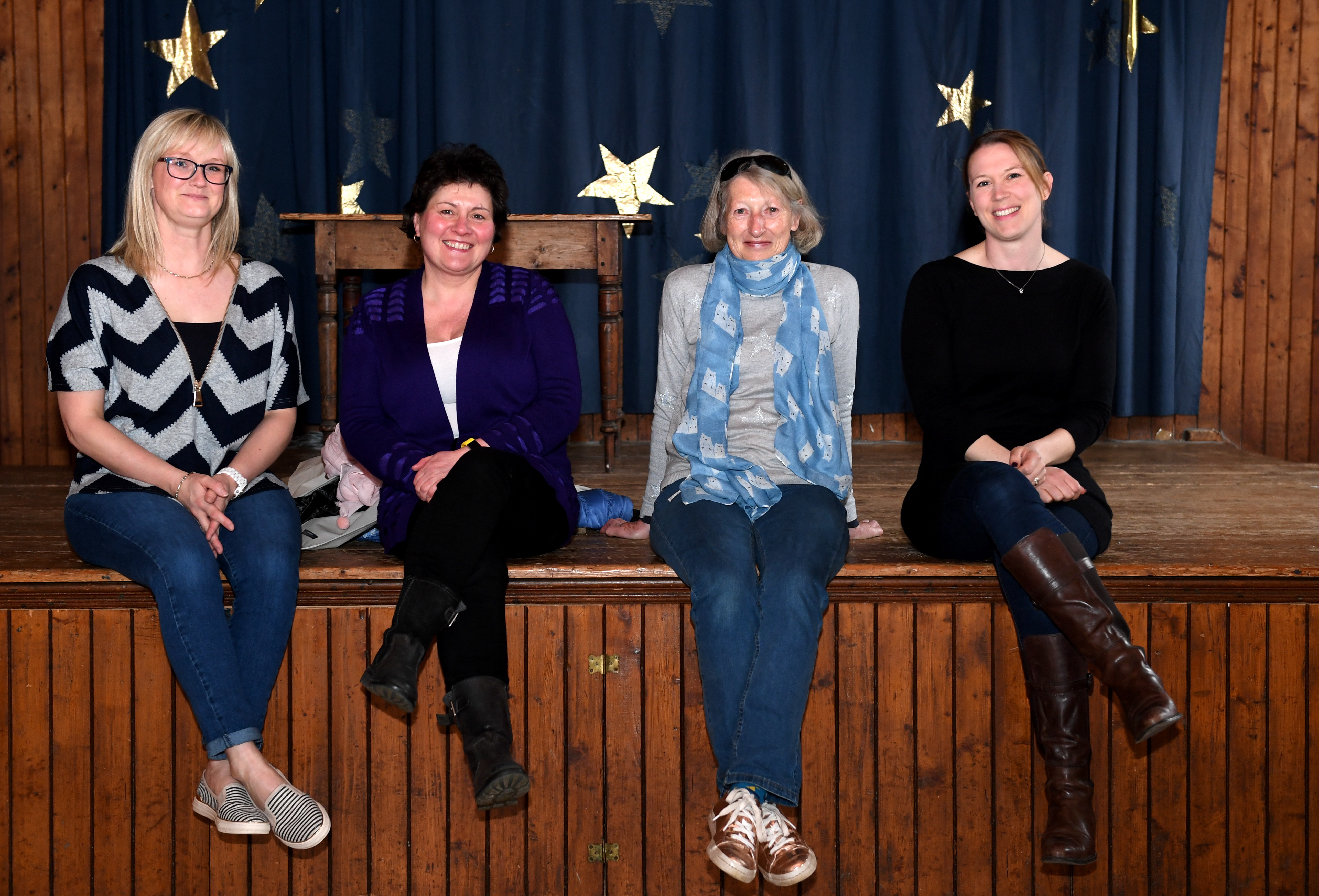 Committee members L-R Sandra Keir, Penny Fuller, Vicky Duke and Lyndsey Fraser, are hoping to breathe new life into Craigievar Hall.