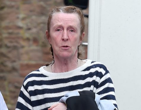 Beverley Mobsby pictured leaving Inverness Sheriff Court.