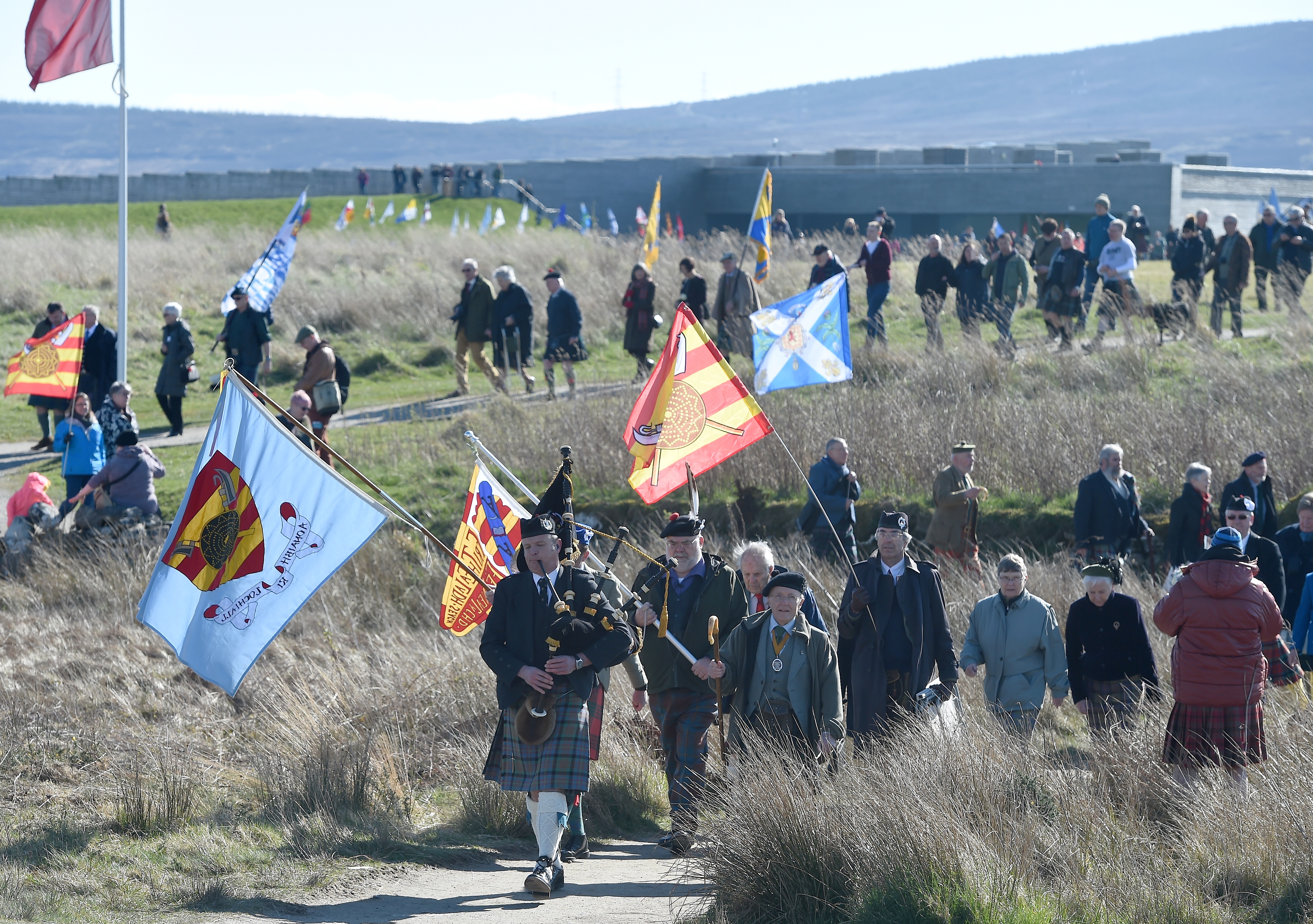 The annual commemorative service to mark the Battle of Culloden.