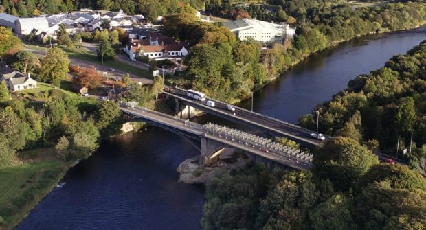 SGN has been working at the Fochabers bridge since February.