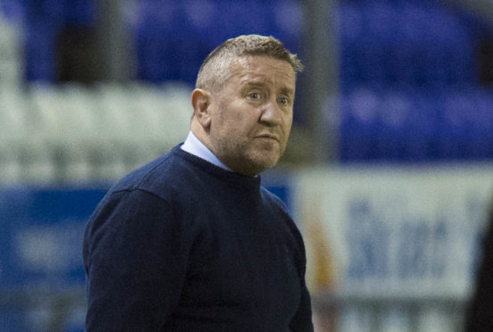 26/03/19 LADBROKES CHAMPIONSHIP
INVERNESS CT v ALLOA ATHLETIC
TULLOCH CALEDONIAN STADIUM - INVERNESS
Inverness CT manager John Robertson on the touchline