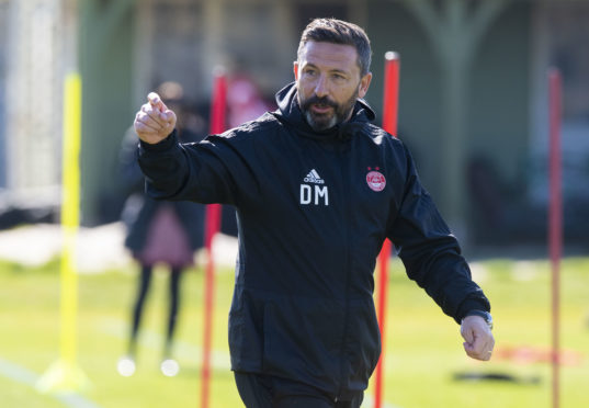 Aberdeen manager Derek McInnes.