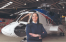 Bristow Pilot Christina Brun at the company base at Aberdeen Airport. Picture by Kami Thomson