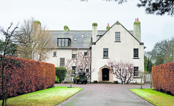 The Nairn home of Oscar nominee actress Tilda Swinton.