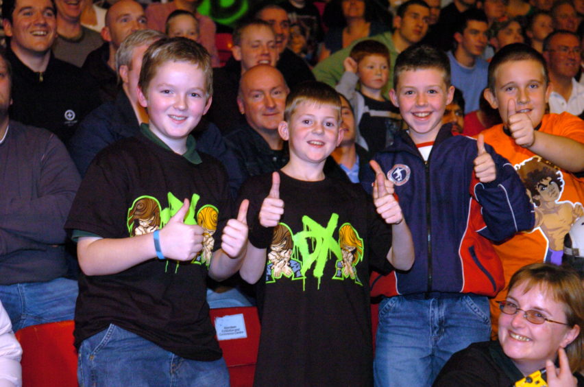These lads visited the AECC to see DX