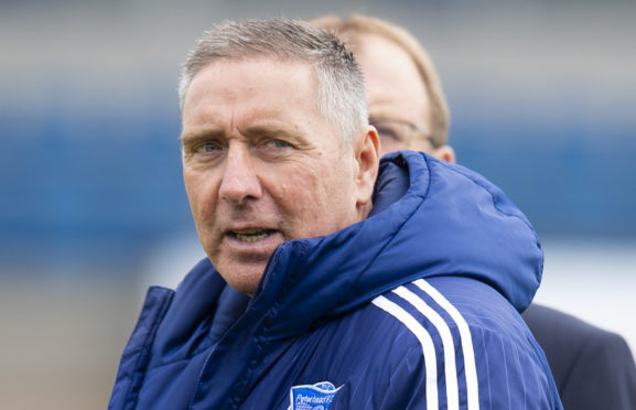 Peterhead manager Jim McInally.