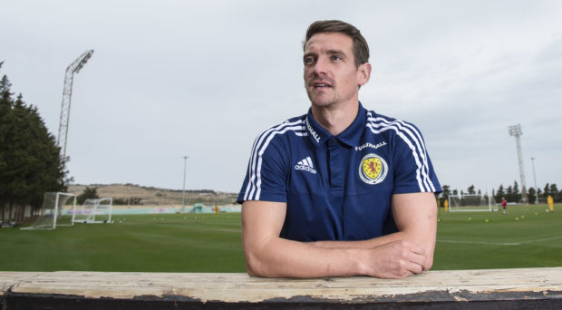 Craig Bryson on Scotland duty.