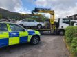 34 untaxed vehicles were discovered over course of the joint two-day operation between police and the DVLA