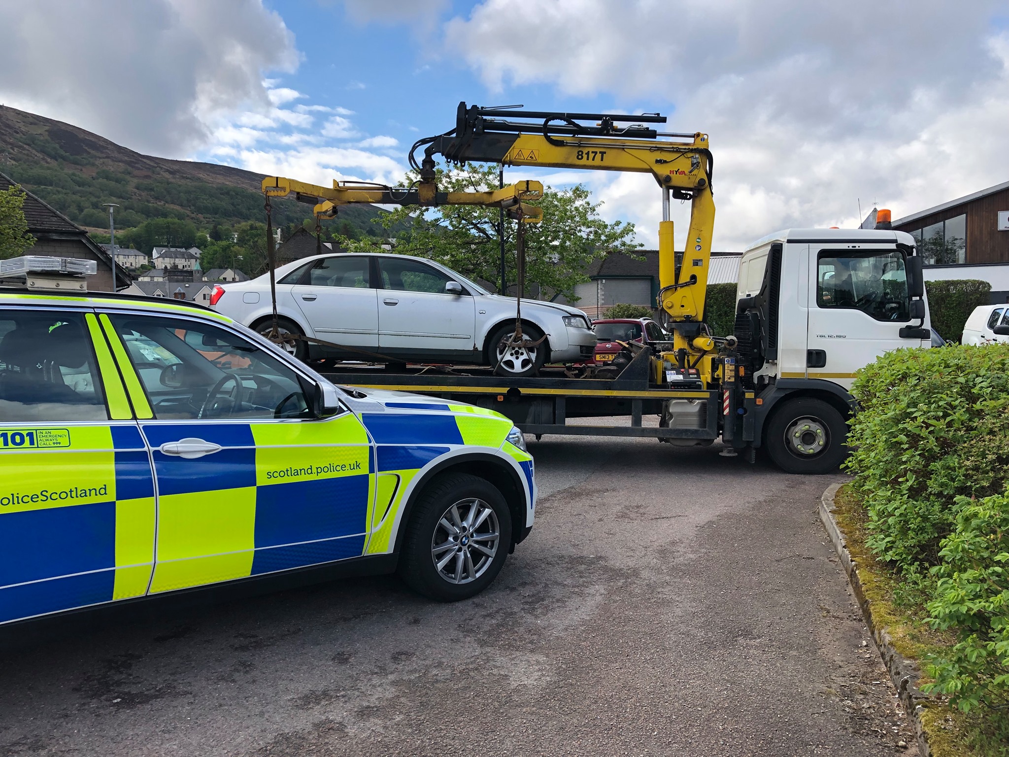 34 untaxed vehicles were discovered over course of the joint two-day operation between police and the DVLA
