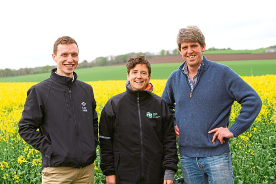 Zach Reilly from SAC Consulting, Mairi Gougeon, and Hugh Black.