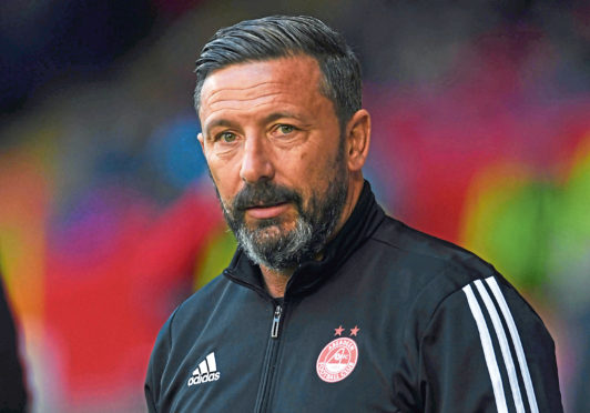 Aberdeen manager Derek McInnes.