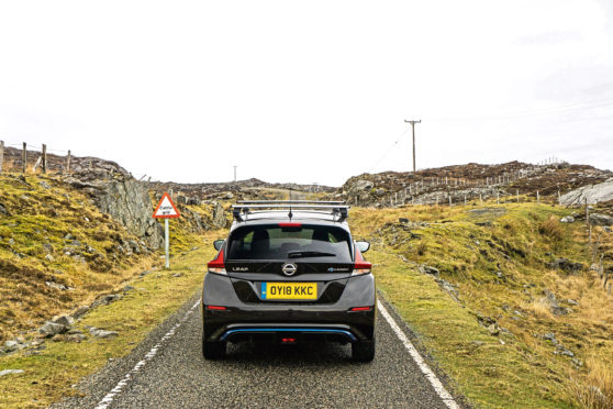 Exploring the Isles of Lewis and Harris in Nissan’s all-electric Leaf