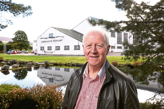 Billy Walker outside The GlenAllachie Distillery
Glenallachie Distillery in Aberlour.