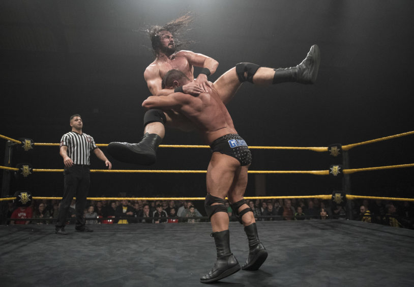Drew McIntyre and Bobby Roode met at the AECC in 2017