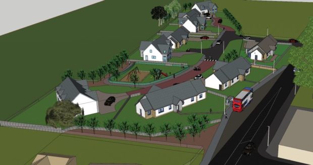 The plans for the housing development at the former railway yard have been rejected