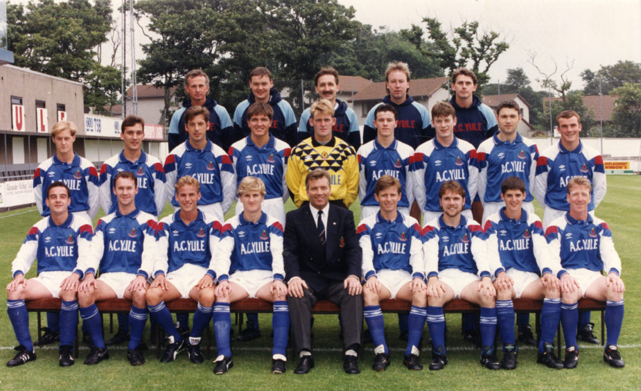 Cove Rangers FC. Picture taken 5 August 1992.