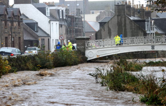 The footpath will be closed as part of £16m flood prevention works after the River Carron burst its banks, most recently in 2012.