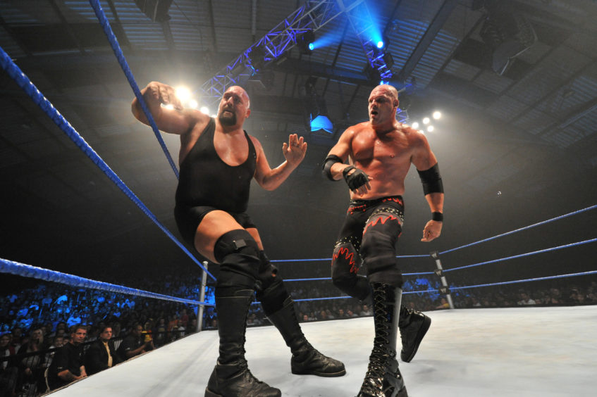 Two of the WWE's biggest competitors battled when Big Show faced Kane at the AECC in 2010