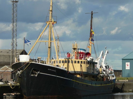 The SS Explorer is currently based in Leith.
