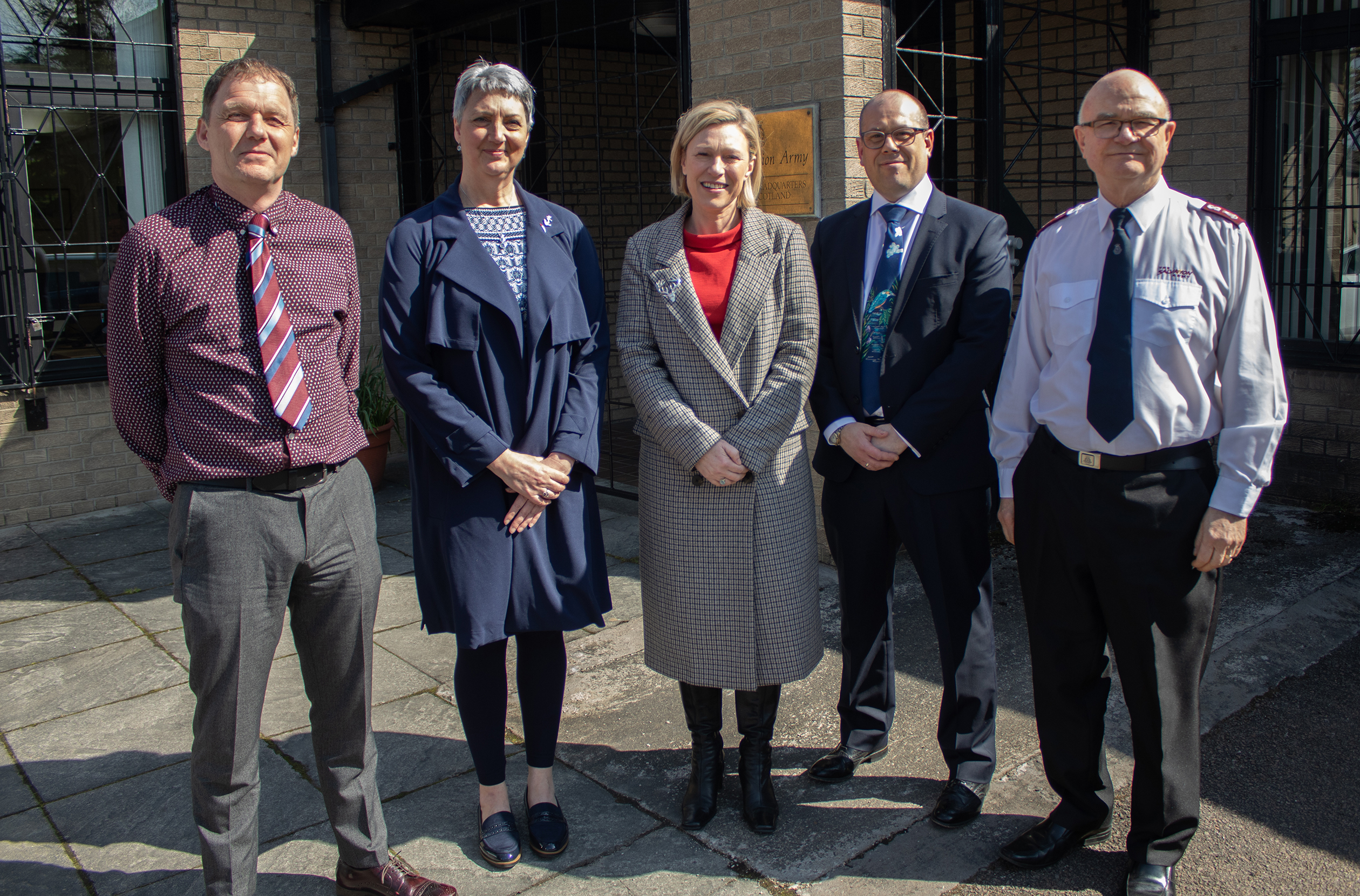 Aberdeenshire East MSP Gillian Martin met the charity's outreach team.
